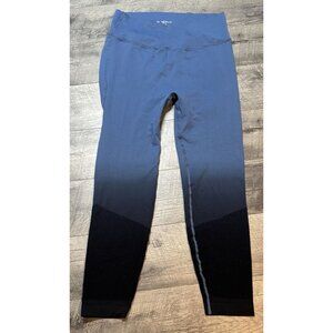 Shefit Ribbed Yoga Pants Leggings Womens 2XL Blue Nylon Stretch‎ Soft Workout